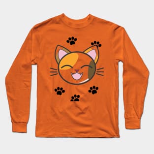 smiling cat Long Sleeve T-Shirt